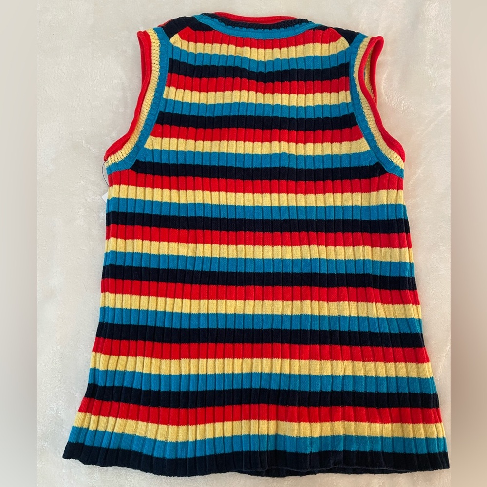 NWT Wales Bonner Multi Color Choir Tank Top Size 2 - Picture 4 of 7